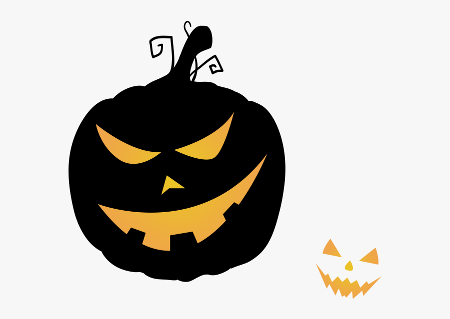 Calabaza Pumpkin Halloween Evil - Calabaza Halloween Png, Transparent Clipart