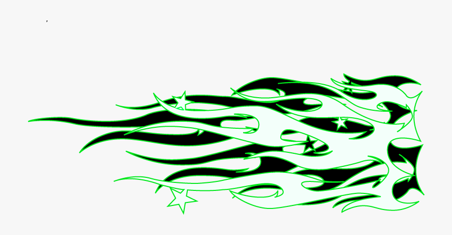 Transparent Flame Png Transparent - Tribal Flames, Transparent Clipart