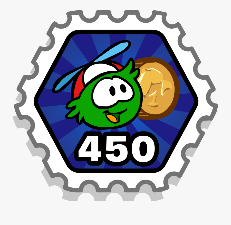 Giant Squid Spotter Stamp, Transparent Clipart