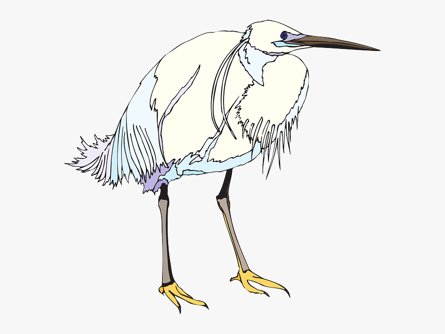 Heron , Transparent Cartoons - Great Blue Heron, Transparent Clipart