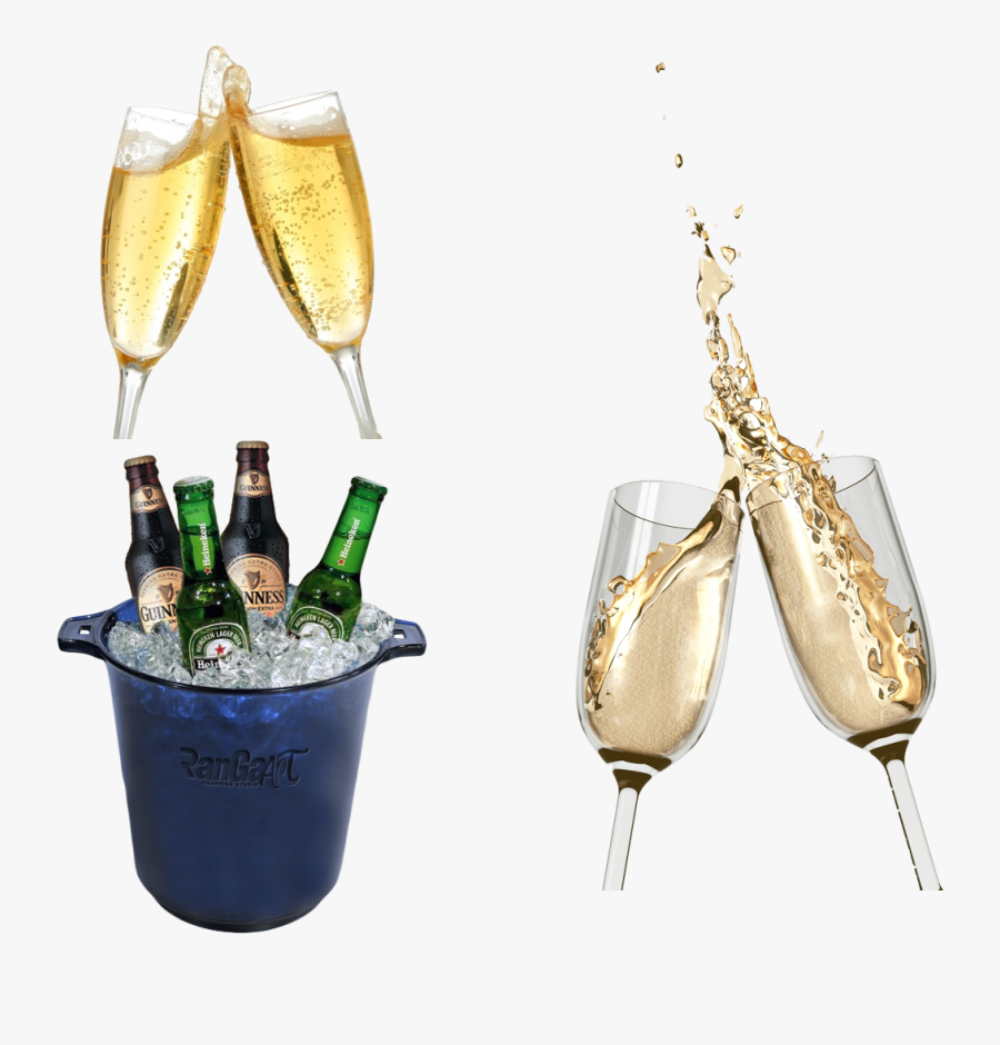 Champagne Toast Png - Champagne Bubbly, Transparent Clipart