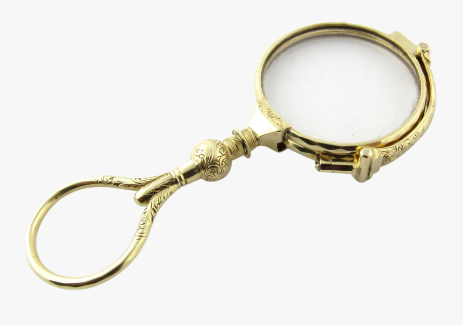Vintage 14 Karat Yellow Gold Opera Glasses Clipart - Keychain, Transparent Clipart