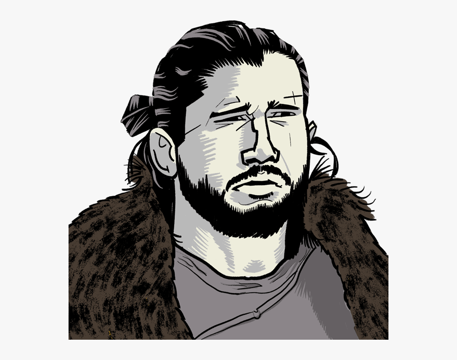 Jon Snow - Illustration, Transparent Clipart