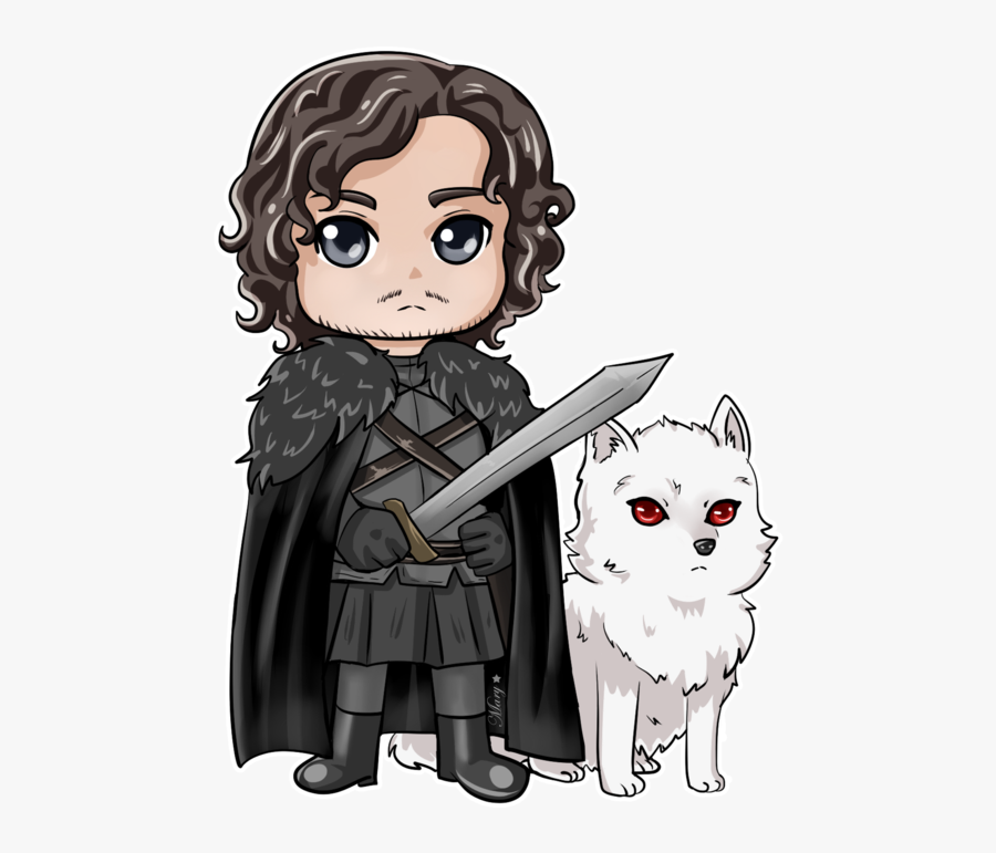 Jon Snow Clipart Cute - Game Of Thrones Chibi, Transparent Clipart