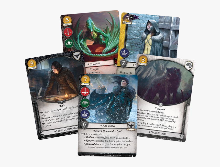 Clip Art Rhaegal Jon Snow Game Of Thrones The Card Game Expansions