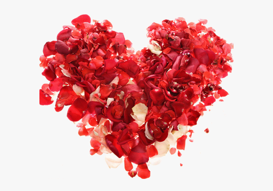 Rose Heart - Valentine's Day Hair Salon, Transparent Clipart