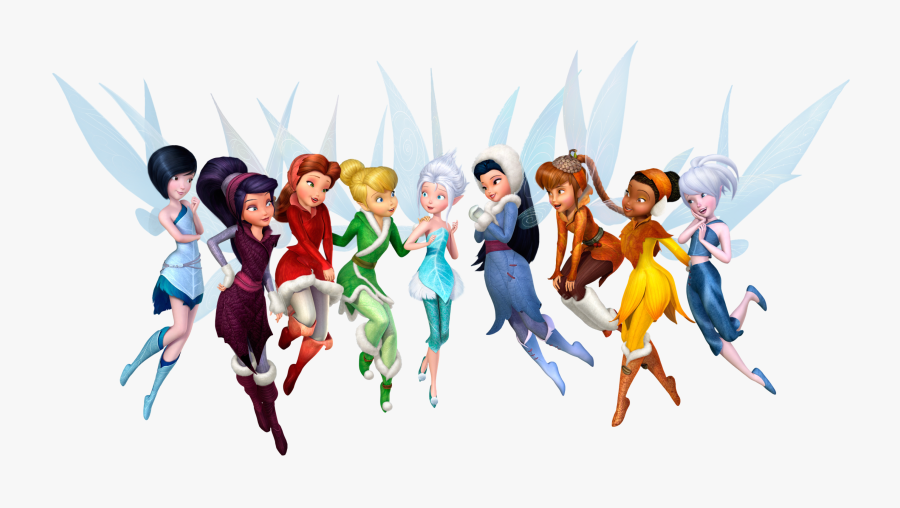 Tinkerbell Fairies, Transparent Clipart