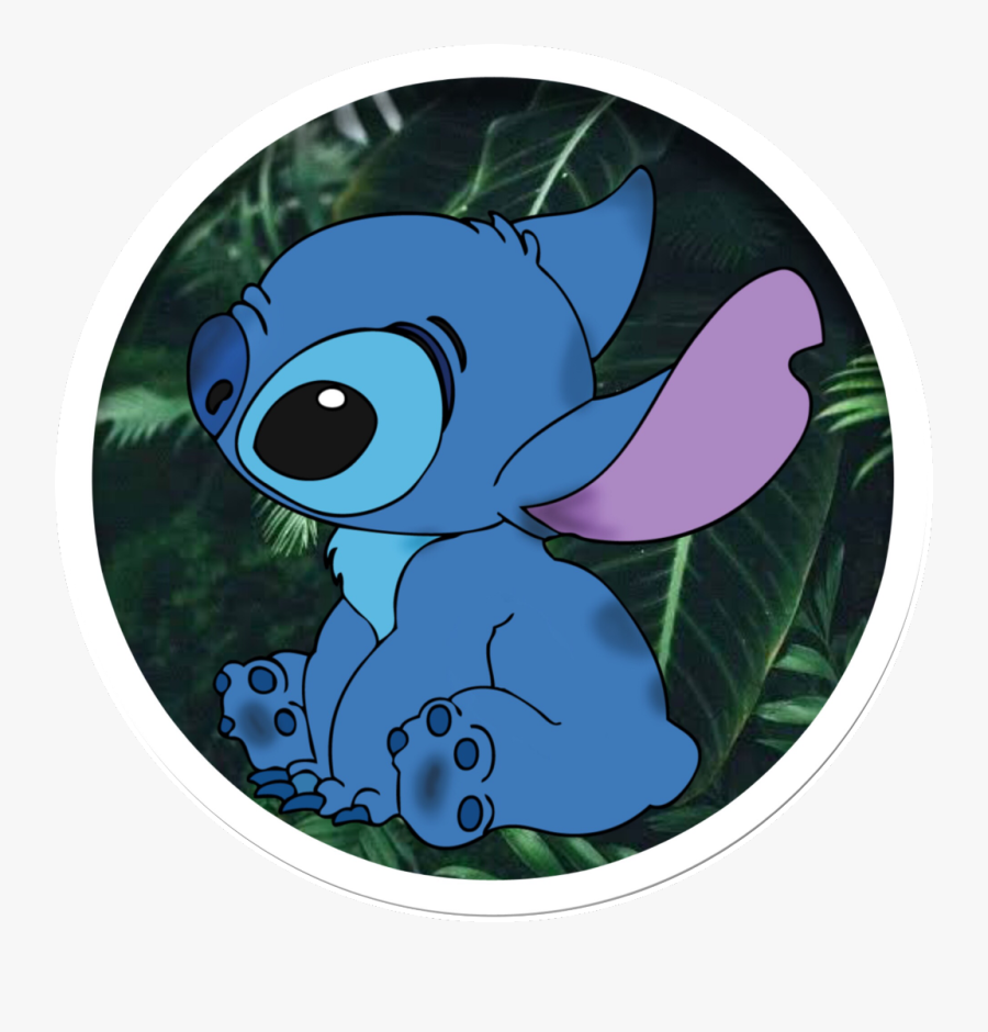 #stitch #disney #circle - Stitch Cartoon Character Circle, Transparent Clipart