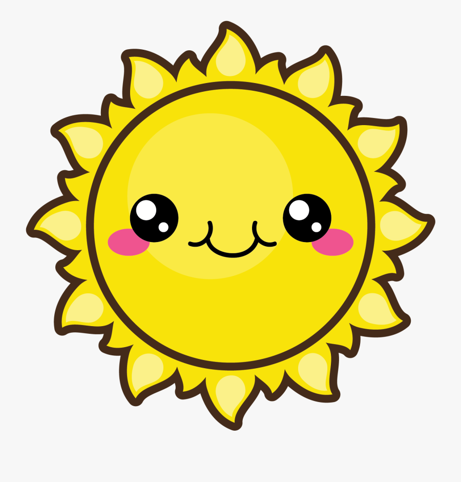 Clip Art Cute Sun, Transparent Clipart