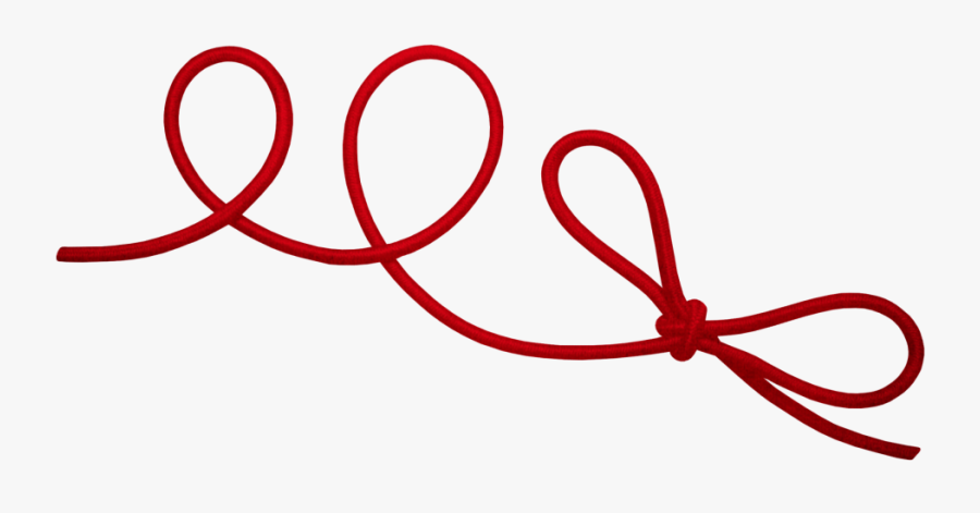China"s Most Romantic Tradition - Red String Of Fate Png, Transparent Clipart