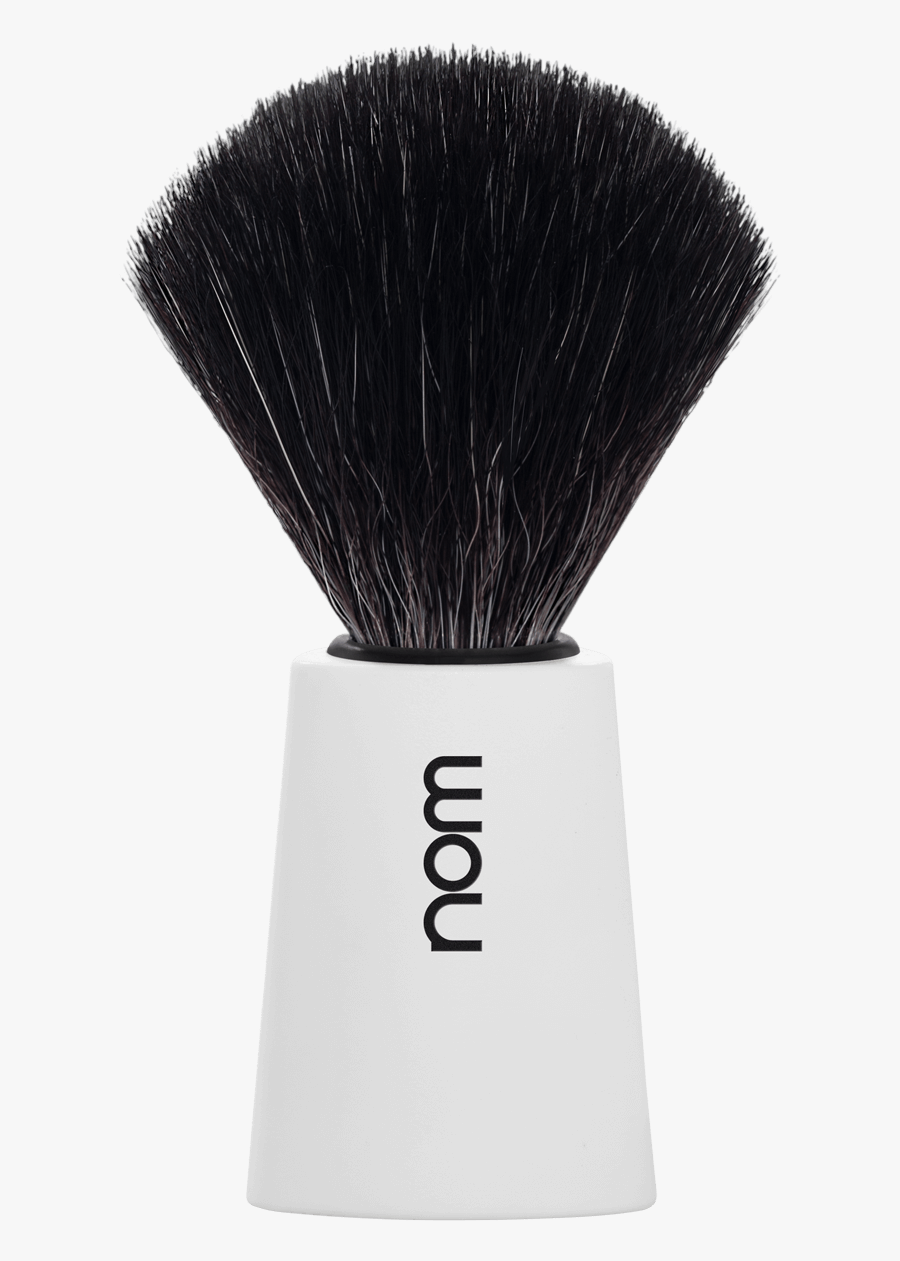 Black Fibre - Shaving Brush, Transparent Clipart