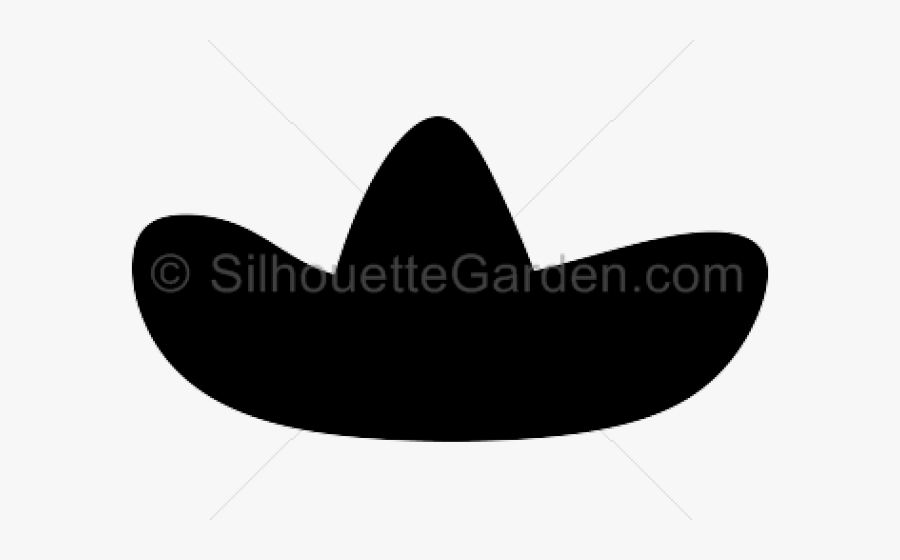 Transparent Sombrero Clipart Png - Silhouette Sombrero Clip Art, Transparent Clipart
