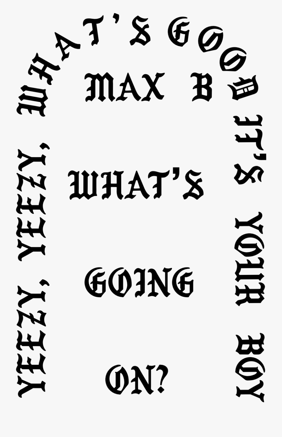 Clip Art New Design For Merch - Pablo Pablo Pablo Png, Transparent Clipart