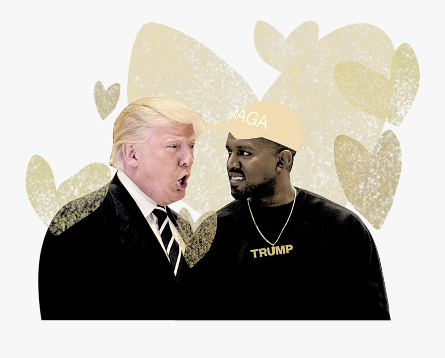 Transparent Kanye Png - Kanye And Trump Transparent, Transparent Clipart