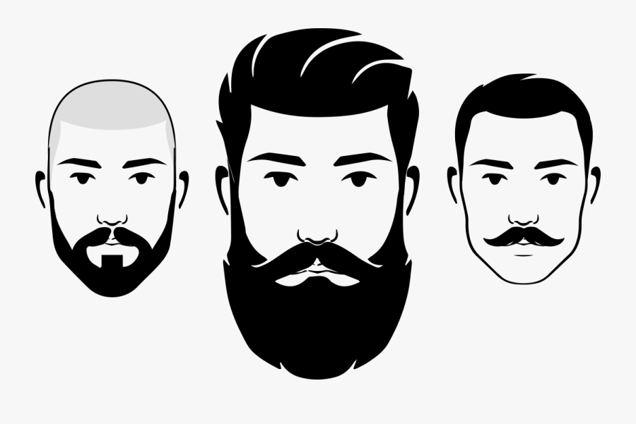 Gift Finder - Beard Man Logo, Transparent Clipart