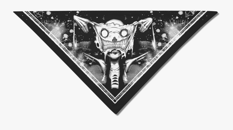 Bandana Png Folded - Smiley, Transparent Clipart