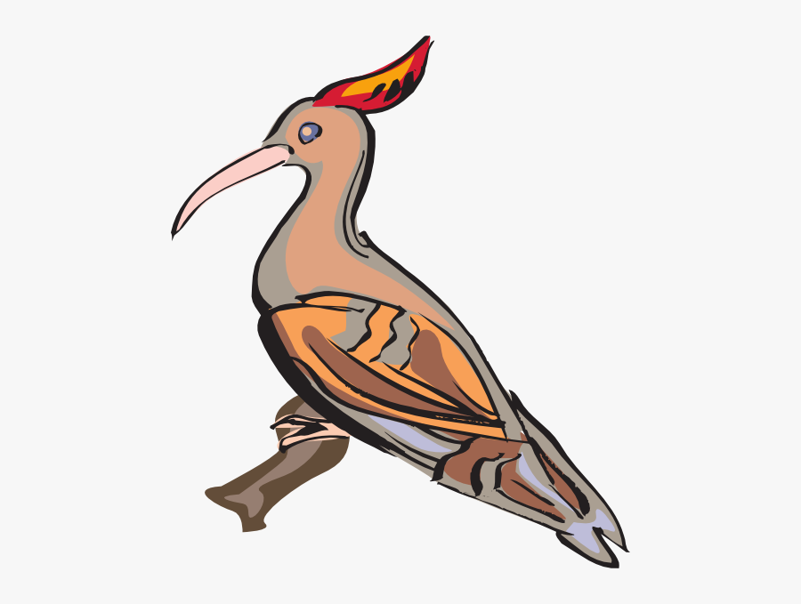 Perched Hoopoe Svg Clip Arts - Portable Network Graphics, Transparent Clipart