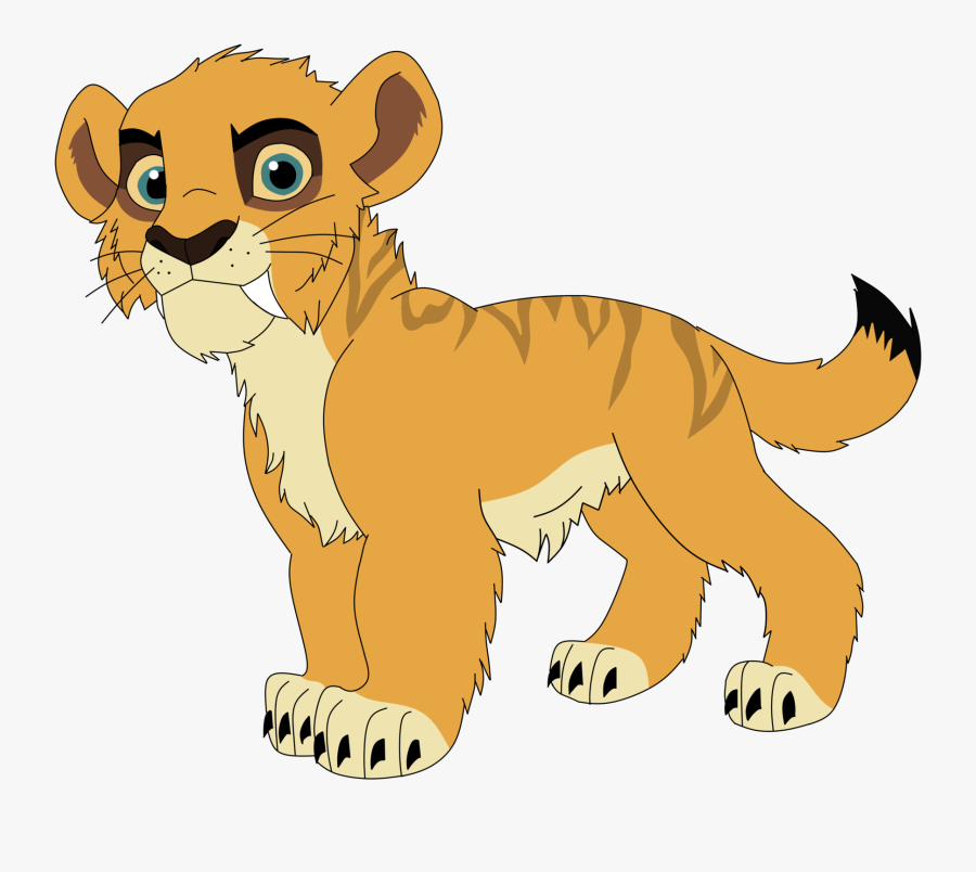 Lion King Smilodon Cub , Transparent Cartoons - Cartoon, Transparent Clipart