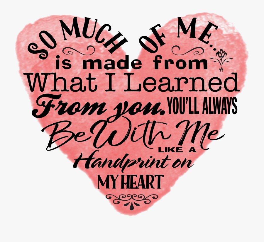Transparent Handprint Heart Clipart - Love, Transparent Clipart