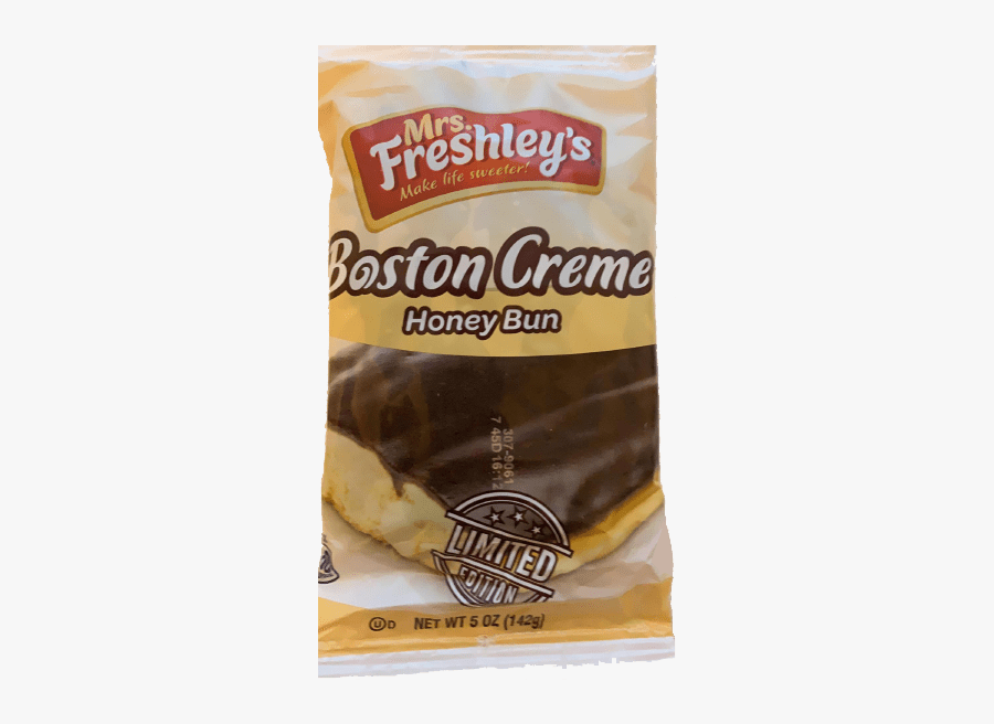 Mrs Freshley"s Boston Creme Honey Bun - Chocolate, Transparent Clipart