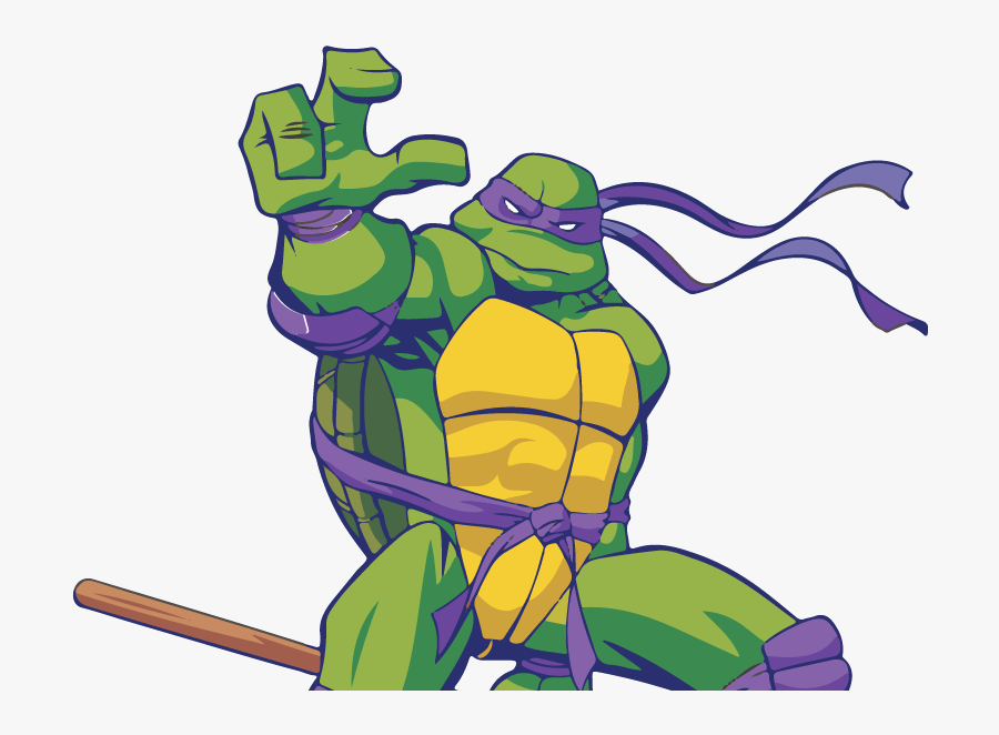 Donatello Ninja Turtle Painting, Transparent Clipart