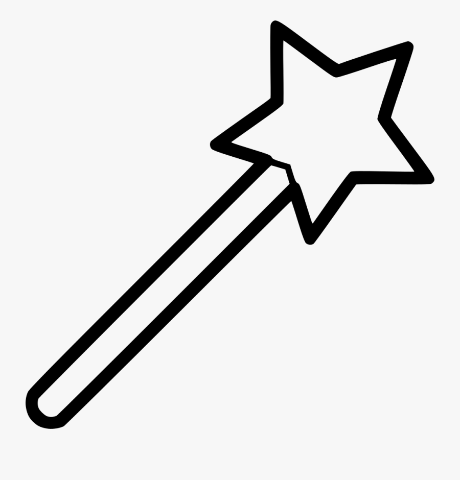 Transparent Stick Clipart Black And White - Star On Sticks Clip Art, Transparent Clipart
