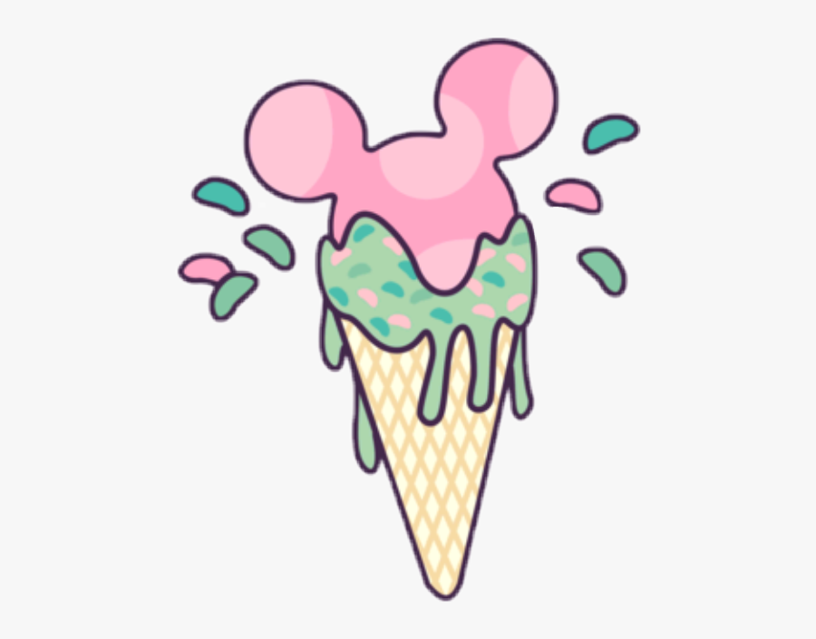 #mickey Ice Cream - Stickers Mickey Mouse, Transparent Clipart