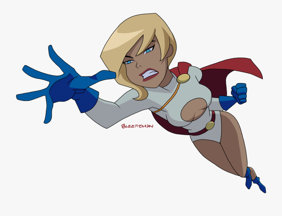 Power Girl Dc Anime, Transparent Clipart
