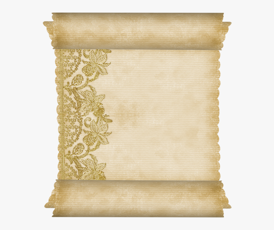 Clip Art Scrolled Frames Pinterest - Lace Trim, Transparent Clipart