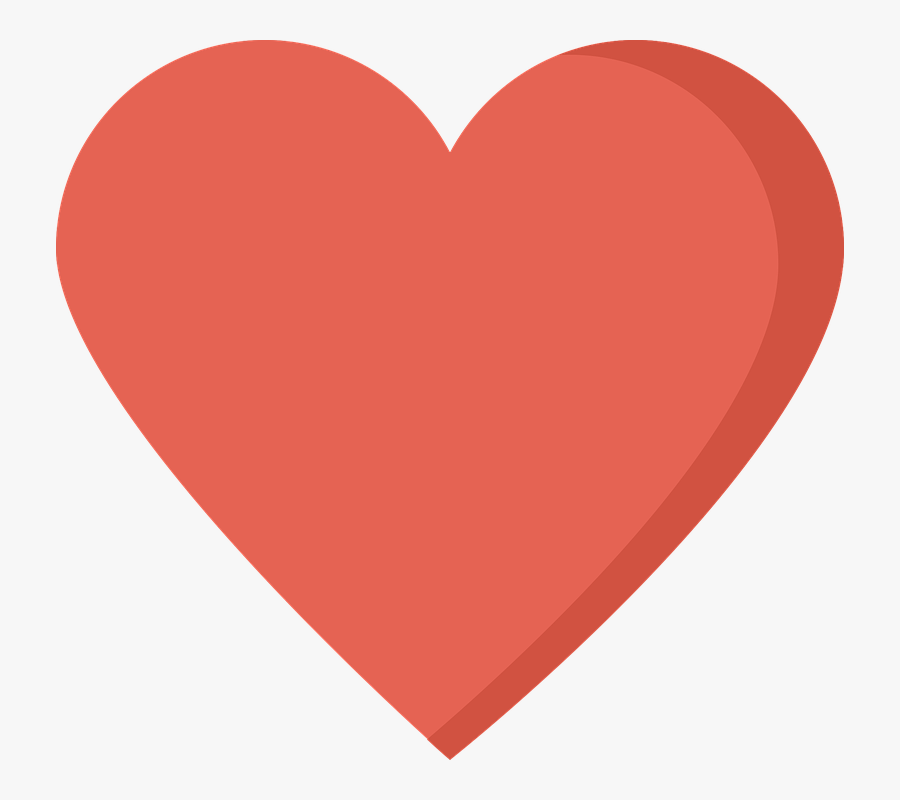 Pink Heart Png - Love Heart With Transparent Background, Transparent Clipart