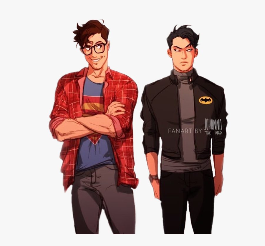 #superbat #clarkkent #brucewayne #superman #batman - Fence Johanna The Mad, Transparent Clipart