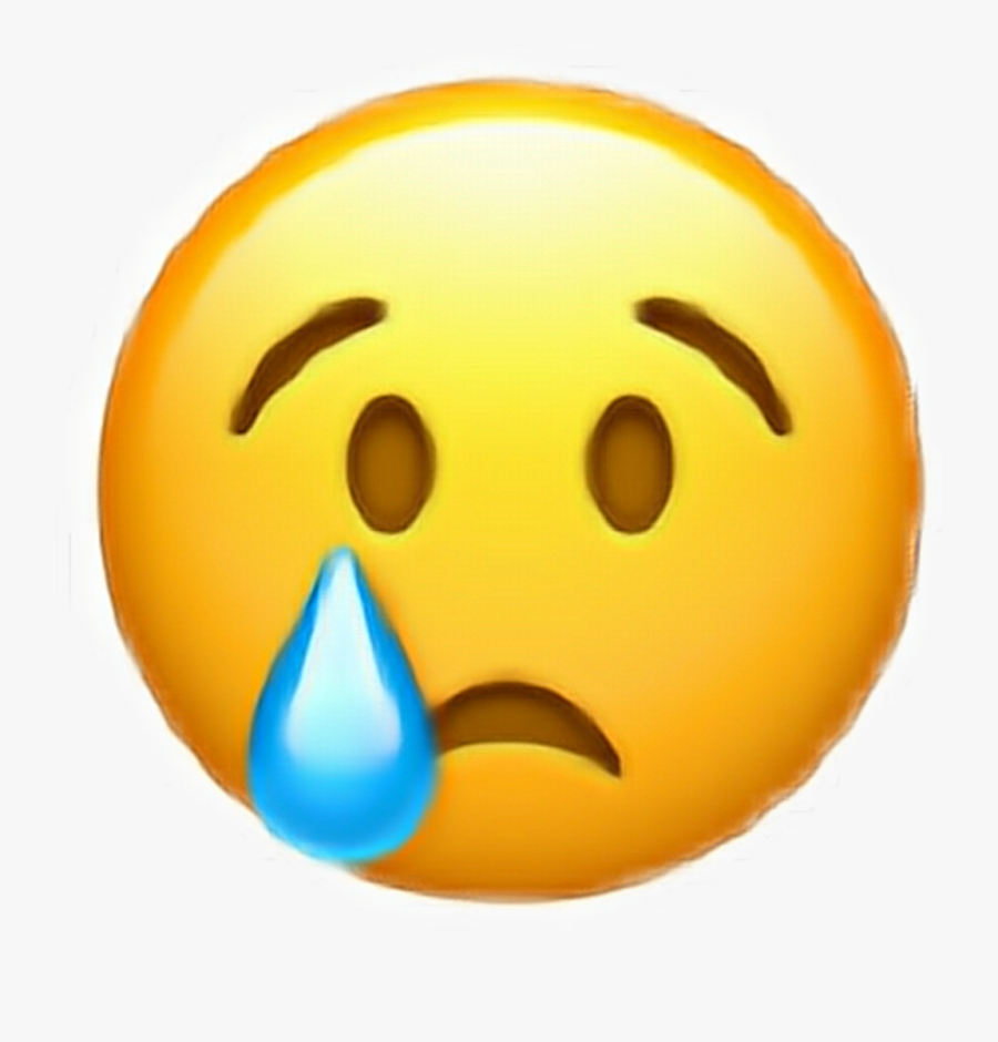 Sad Face Emoji No Background