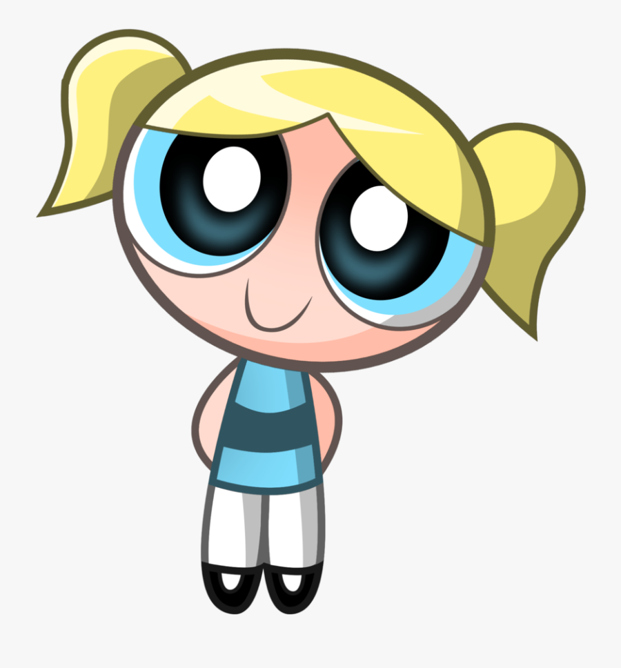 Powerpuff Girls Clipart Transparent - Bubbles Powerpuff Girls Easy Drawing, Transparent Clipart