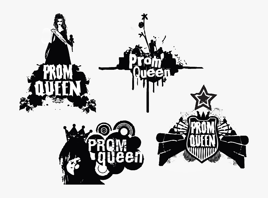 Silhouette Prom Queen Clipart, Transparent Clipart