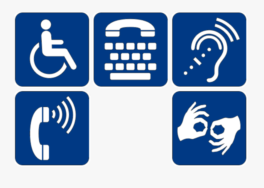 Symbols Of Disability - Accommodating Disabilities, Transparent Clipart