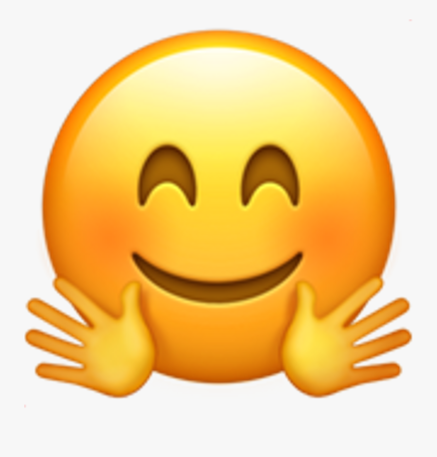 Transparent Smiley Face Emoji Smiley Face Smile Fun - Smiling Hands Emoji, Transparent Clipart