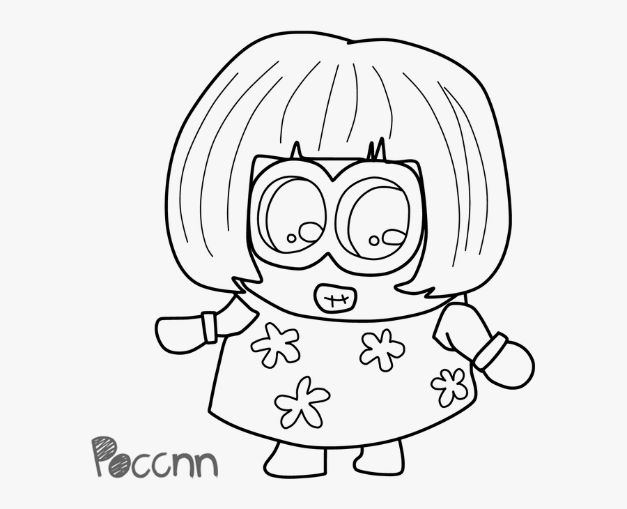 Despicable Me Lineart - Cartoon, Transparent Clipart