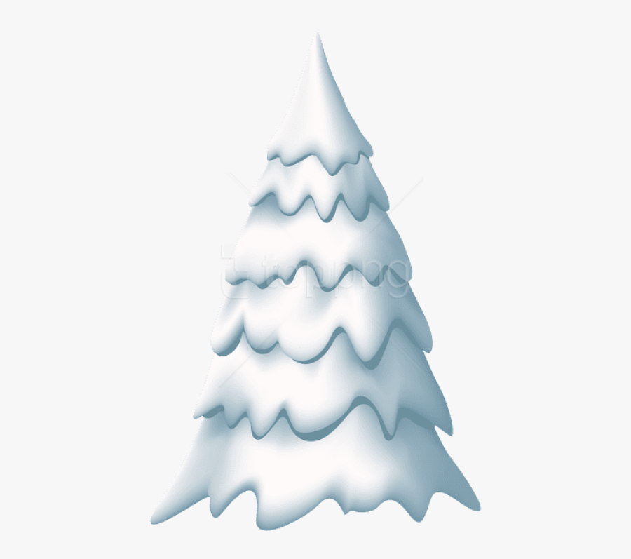 Transparent Snowy Christmas Tree Clipart - Christmas Day, Transparent Clipart