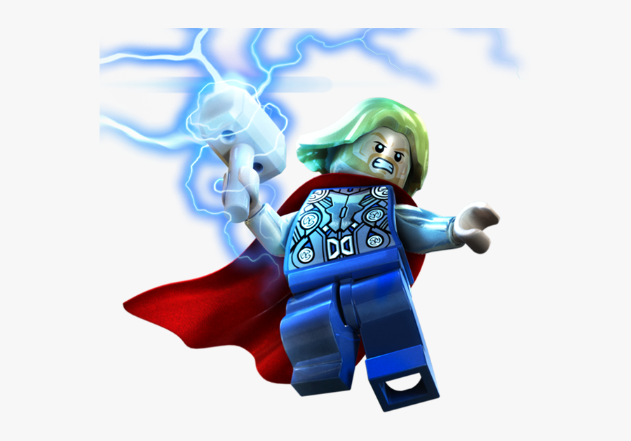 Lego Thor Png, Transparent Png - Lego Marvel Thor Png, Transparent Clipart