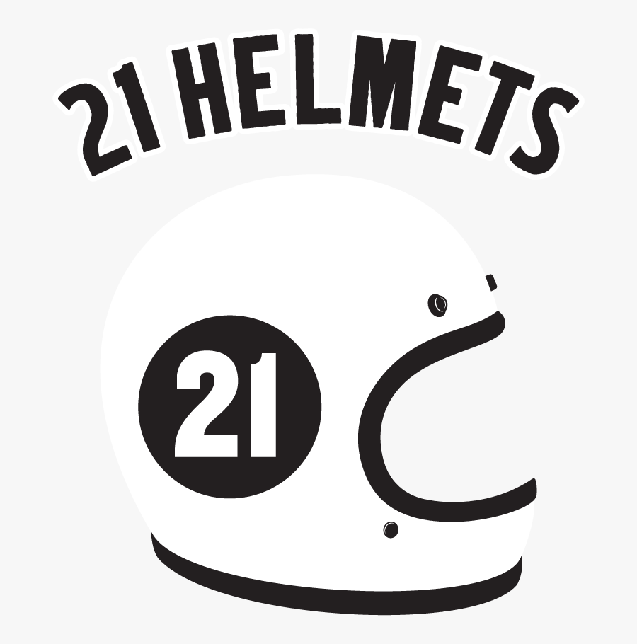 21 Helmets Logo - Helmet, Transparent Clipart
