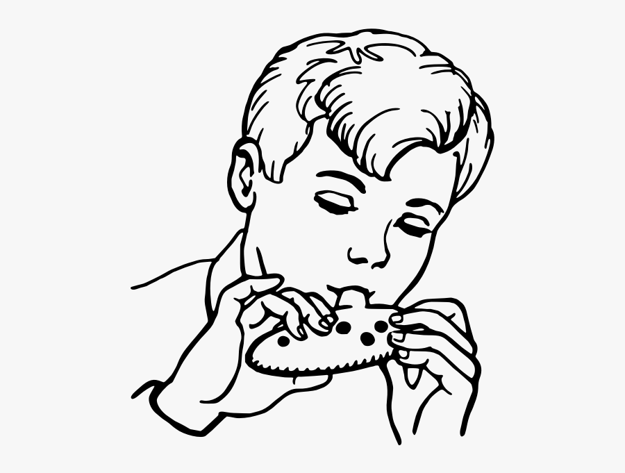 Playing The Ocarina - Ocarina Clipart, Transparent Clipart