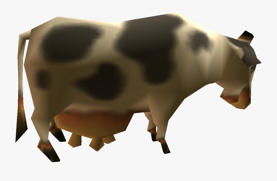 Clipart Cow Cattle Ranching - Majoras Mask Cow, Transparent Clipart