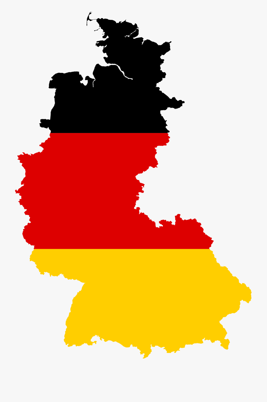 Politician Clipart Eminent - West Germany Map Flag, Transparent Clipart