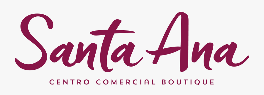 Santa Ana Centro Comercial Boutique - Calligraphy, Transparent Clipart