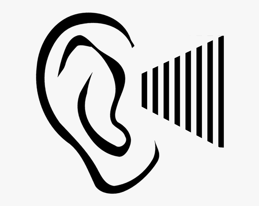 Audiology Icon - Sound Waves And Ear Png, Transparent Clipart