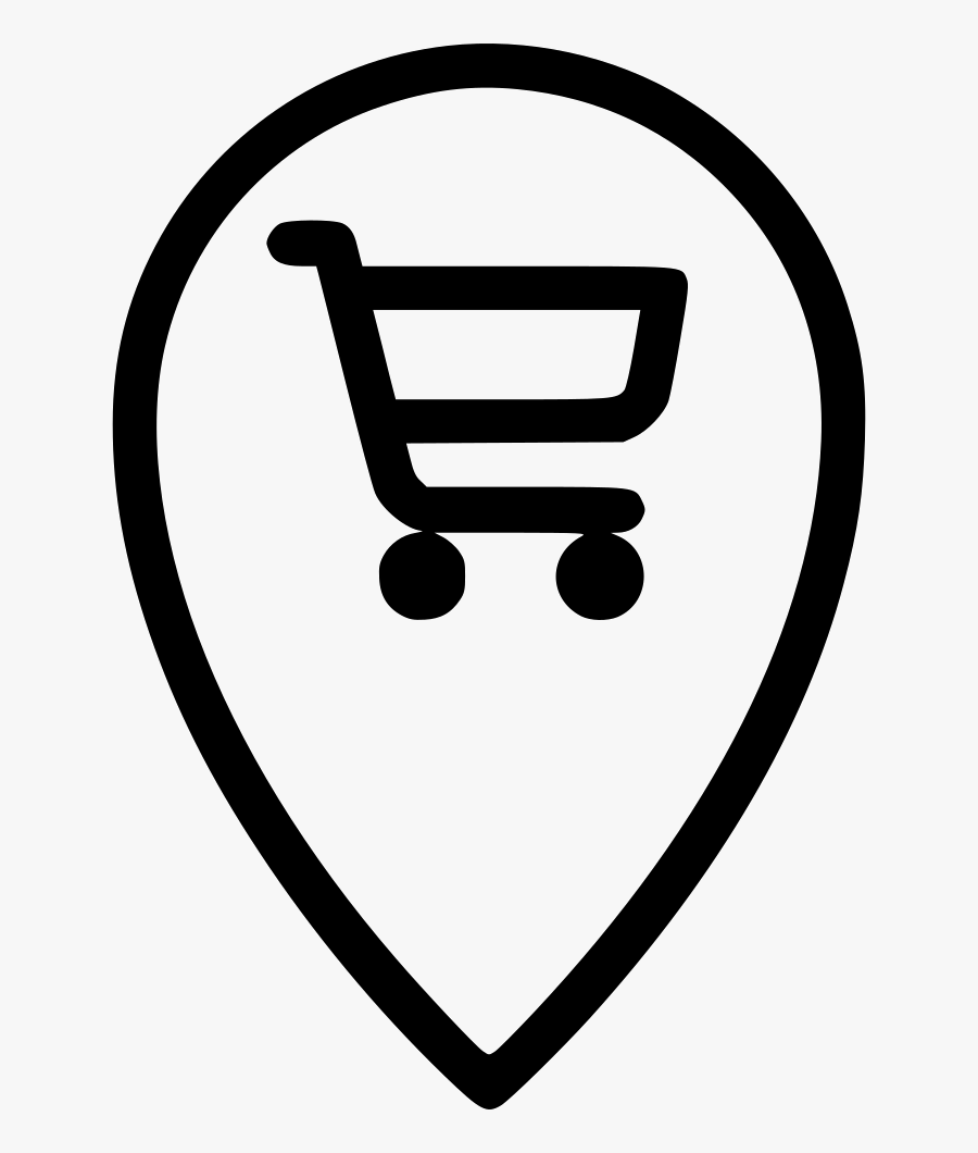 Locl Shop - Grocery Store Map Icon, Transparent Clipart