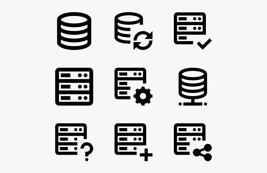 Server Icon Packs Vector Icon Packs Svg Psd Png Eps - Server Icon Free, Transparent Clipart