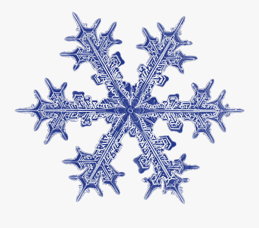 Transparent Snowflake Overlay Png - Realistic Snowflake Transparent Background, Transparent Clipart