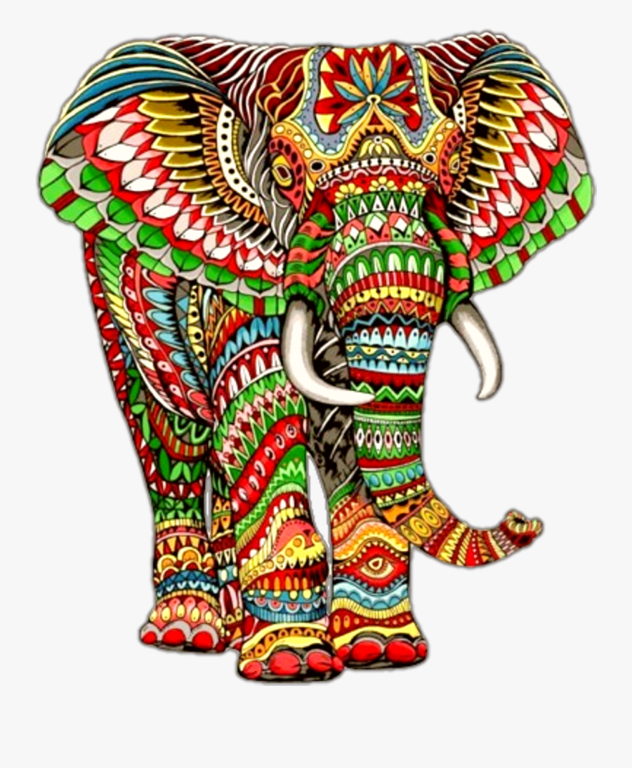 Elefante Mandala Clipart, Transparent Clipart