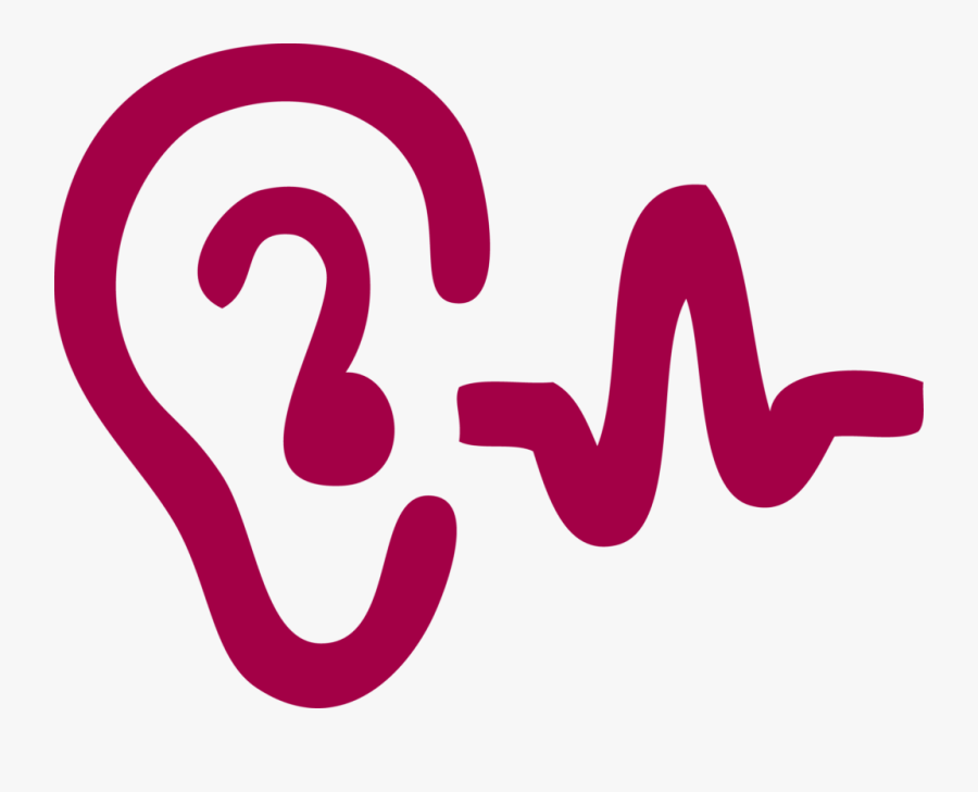 Hearing Clipart Left Ear - Ear Sound Icon, Transparent Clipart